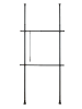 Wenko Teleskop-Garderobensystem HERKULES BASIC in Schwarz, (L) 11 cm
