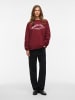 Vila Sweatshirt in Cabernet