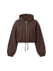 Fleece Zipthrough in chocolatebrown