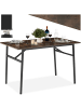 tectake Esstisch Swansea 120 x 75 x 76 cm, Industrial Holz dunkel, rustikal
