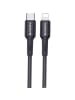 COFI 1453 Lade- und Datenkabel USB-C zu iOS Geräte 30cm 2.4A Output in Schwarz