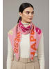 Faera Schal Schriftzug bunt modern in Rosa