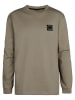 Petrol Industries Logo T-Shirt Großes Smoky in Braun