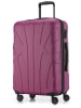 suitline mittelgroßer Hartschalen-Koffer Check-In Reisekoffer TSA 68L in Magenta