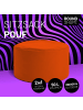 Lumaland Sitzsack-Hocker Pouf rund 50l orange  Orange