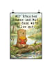 Mr. & Mrs. Panda Poster Otter Pommes Design mit Spruch in Weiß