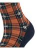 Burlington Socken X-Mas Tartan in Marine