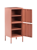 Beliani Büroschränke HURON in Braun - (W) 40 x (H) 102 x (L) 40 cm