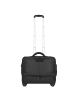 Dermata 2 Rollen Businesstrolley 44 cm Laptopfach schwarz