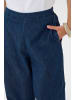 CULTURE Casual Hose CUlava Loose fit in Dark Blue Wash