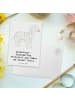 Mr. & Mrs. Panda Postkarte Dalmatiner Freund mit Spruch in Weiß