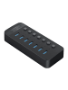 Orico CT2U3-7AB USB Hub 7-Port USB-A 3.0 Schwarz