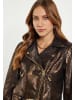 faina Damen Jacke in Schwarz Kupfer