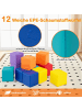 COSTWAY 12 tlg. Schaumstoff Bausteine in Bunt