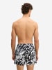 Marc O'Polo Badehose Woven in black/white cotton print