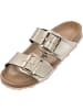 Palado Pantoletten Samos EGS in Beige Metallic