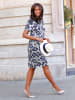 WITT WEIDEN Webkleid in royalblau-marine-bedruckt
