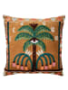 Butlers Butlers Kissen BOHEMIAN Palme in Braun
