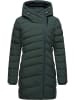 ragwear Wintermantel Teela in Dark Green