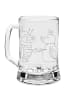Mr. & Mrs. Panda Bierglas Nachtfalter Schneemann ohne Spruch in Transparent