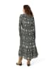 Noa Noa Langes Kleid LouiseNN in Print Black-Offwhite