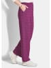 GOLDNER Printhose Elegante Schlupfhose mit weitem Bein in beere / gemustert