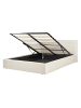 Beliani 2-tlg Doppelbett ORBEY in Beige