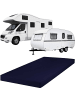 REDBEST Single-Jersey Spannbettlaken für Wohnwagen, Wohnmobil und Boot Pittsburgh in dunkelblau