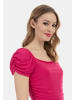 faina Mini Kurzarmkleid in Pink