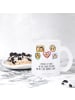 Mr. & Mrs. Panda Tasse Igel Familie mit Spruch in Transparent