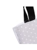 Mr. & Mrs. Panda Tote Bag Bären Liebe mit Spruch in Grau Pastell