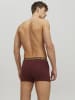 Jack & Jones 3er-Pack Trunks in Burgundy