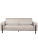 Beliani 3-Sitzer Sofa ASKIM in Grau/Schwarz - (W) 207 x (H) 87 x (L) 89 cm