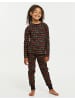 Threadgirls Schlafanzug Girls THB Xmas Nightwear Let it Snow in Black
