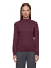 Betty Barclay Basic-Strickpullover mit Stehkragen in Maroon Banner