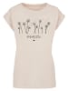 F4NT4STIC Extended Shoulder T-Shirt Dandelion Blume in Whitesand