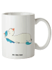 Mr. & Mrs. Panda Große Teetasse Einhorn Schnuller ohne Spruch in Weiß
