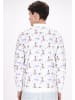 MO Men Jacket in cream multicolor