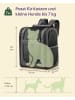 Knupis Katzen- & Hunderucksack 7kg - Oxford Netzdach Sicherheitsleine faltbar