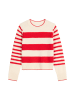 Marc O'Polo Streifen-Pullover regular in Offwhite