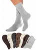 LAVANA basic Basicsocken in braun