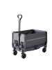 relaxdays Bollerwagen in Grau - (B)50 x (H)97 x (T)76 cm