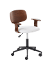 Beliani Bürostuhl GUNNISON in Braun/Grau - (W) 63 x (H) 74 x (L) 63 cm