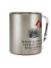 Mr. & Mrs. Panda Becher Seeigel mit Spruch in Silber
