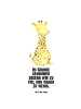 Mr. & Mrs. Panda Trinkflasche Edelstahl Giraffe Zufrieden mit Sp... in Weiß