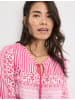 Gerry Weber Bluse Langarm in Lila/Pink Gemustert