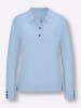 creation L Polopullover in eisblau