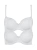 Lisca 2er Pack Schalen BH in white