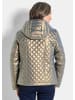 GOLDNER Metallicjacke mit Kapuze in goldfarben