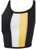 Urban Classics Tank-Tops in black/white/chromeyellow